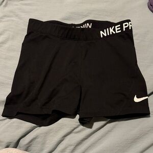 Nike Pro Women's Athletic Black Shorts